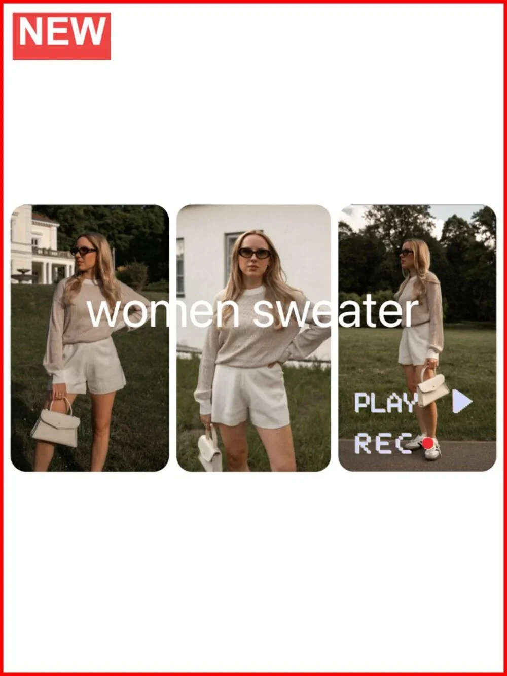Zeagoo Lightweight Oversized Knit Sweater Long Sleeve Crew Neck Pullover